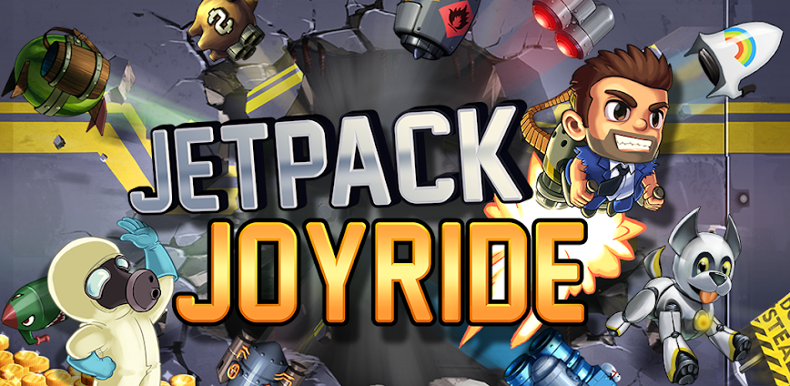 Jetpack Joyride v1.90.1 MOD APK (Unlimited Coins, All Unlock, Menu)